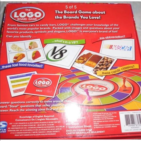 The LOGO Board Game Age 12+ Brands By Spin Master Companies - Picture 4 of 5